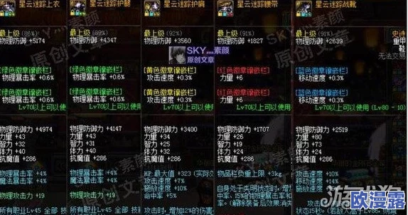 DNF玩家必看：自选SS装备优先选择指南及推荐排行